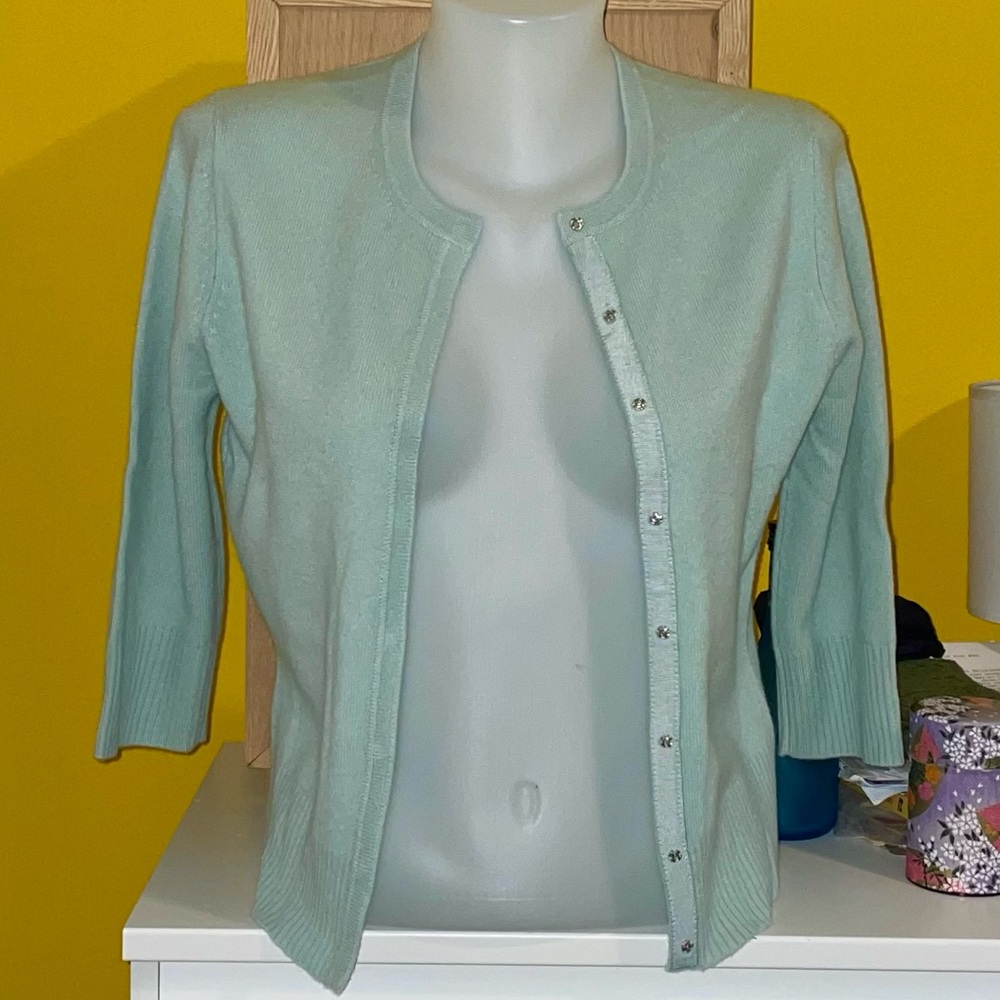 Ideology 100% Cashmere Cardigan, Small